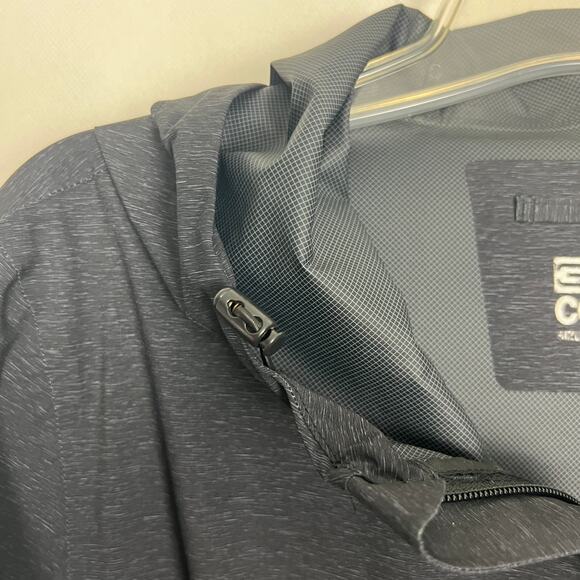 32 Degrees Cool Men's Activewear Charcoal Full Zip Hooded Jacket Size M/L - Picture 7 of 11